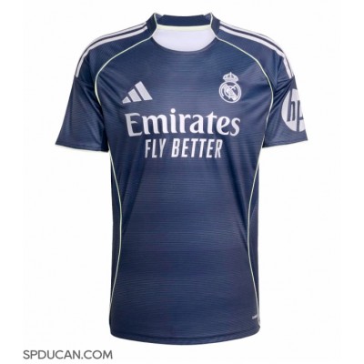 Muški Nogometni Dres Real Madrid Kylian Mbappe #10 Gostujuci 2025-26 Kratak Rukav Muški Nogometni Dres Real Madrid Kylian Mbappe #10 Gostujuci 2025-26 Kratak Rukav